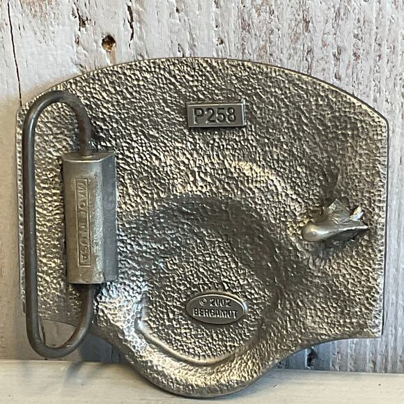 Bergamot Marines Retired Belt Buckle 2002 Military Patriotic Semper Fi Emblem - Picture 4 of 6